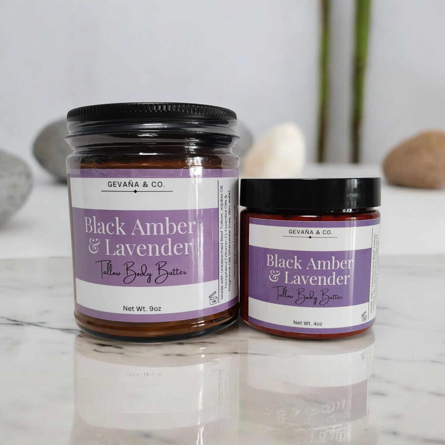 Black Amber & Lavender Tallow Body Butter