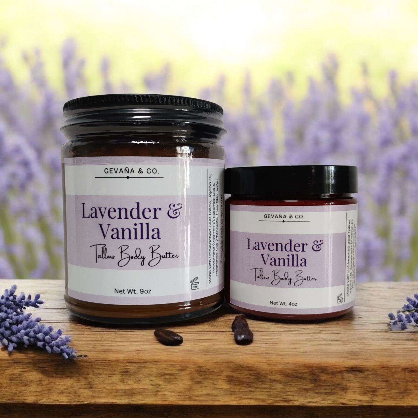 Lavender & Vanilla Tallow Body Butter