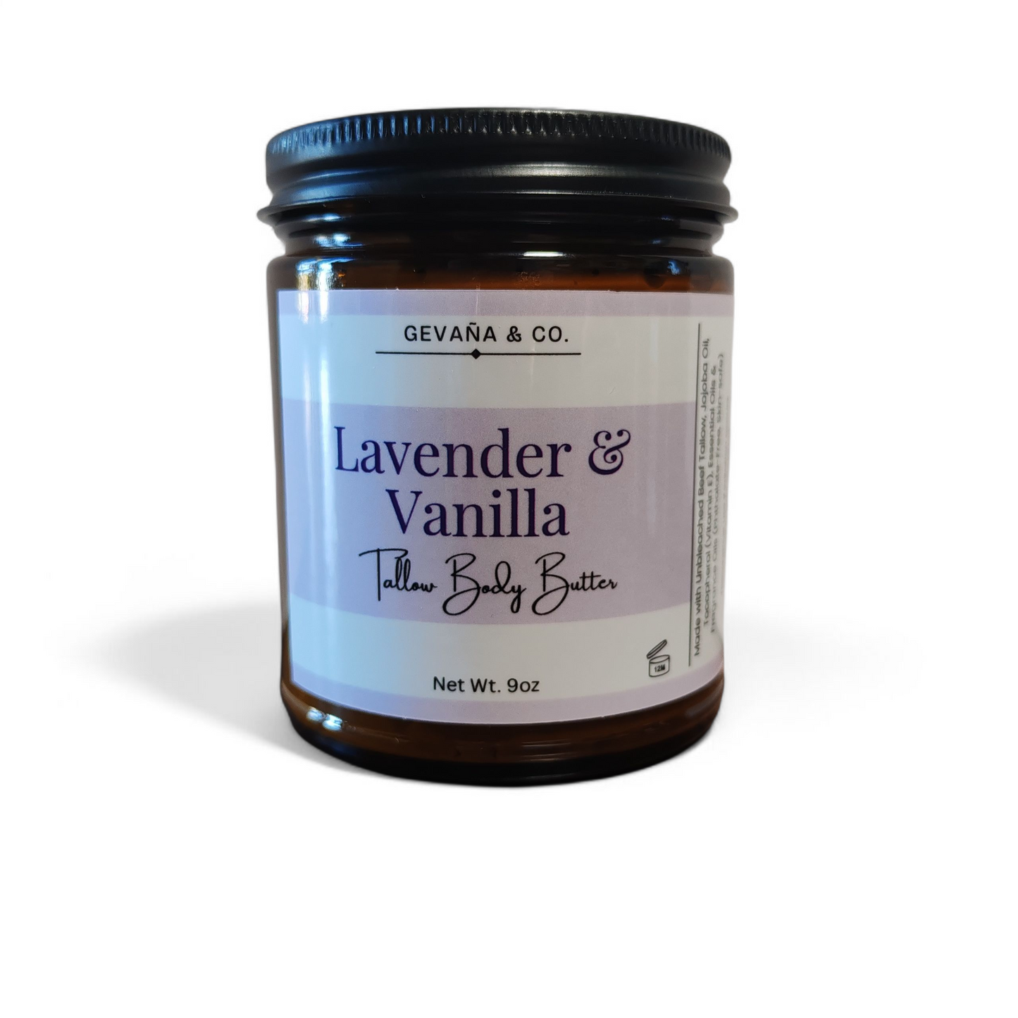Lavender & Vanilla Tallow Body Butter