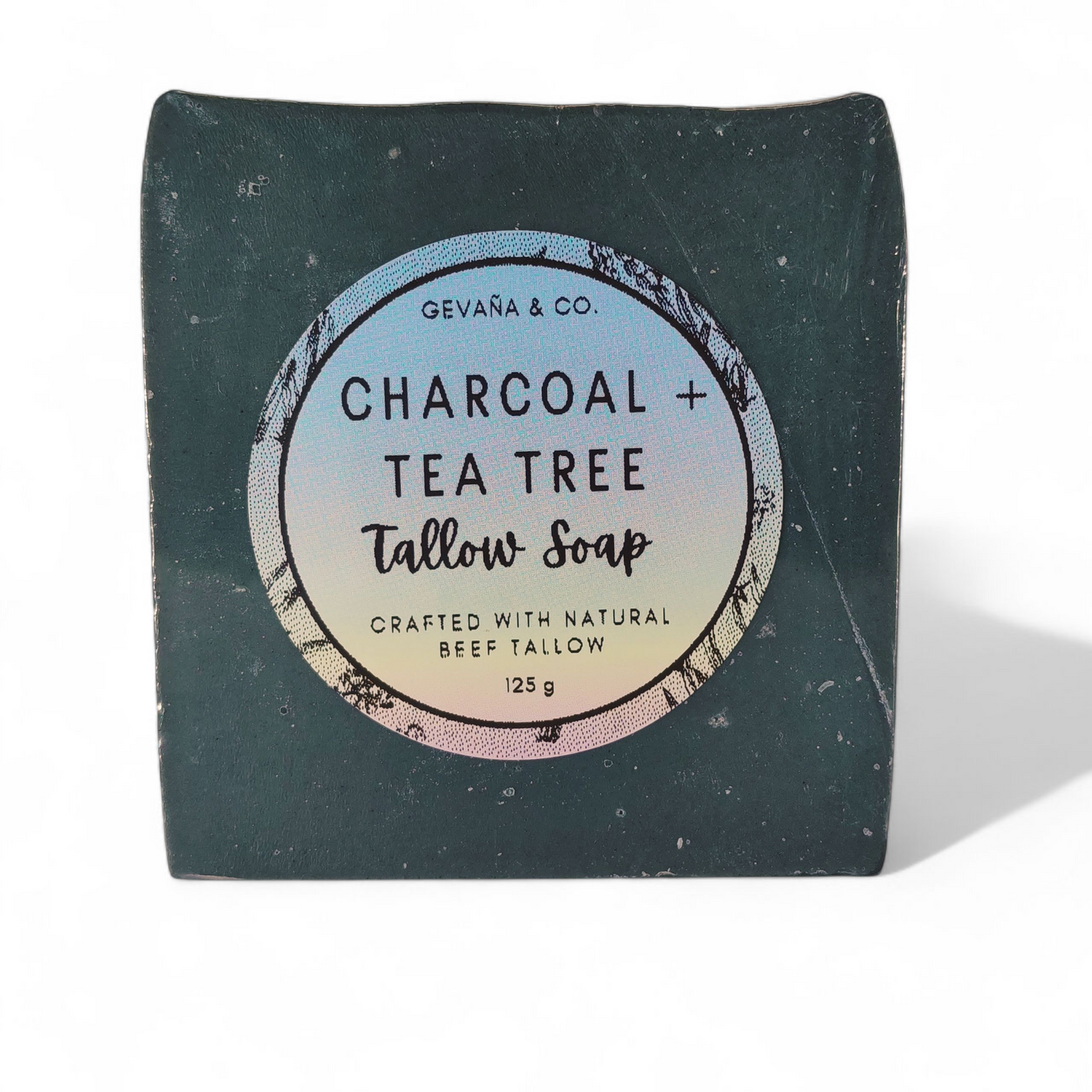 Charcoal + Teatree Tallow Soap